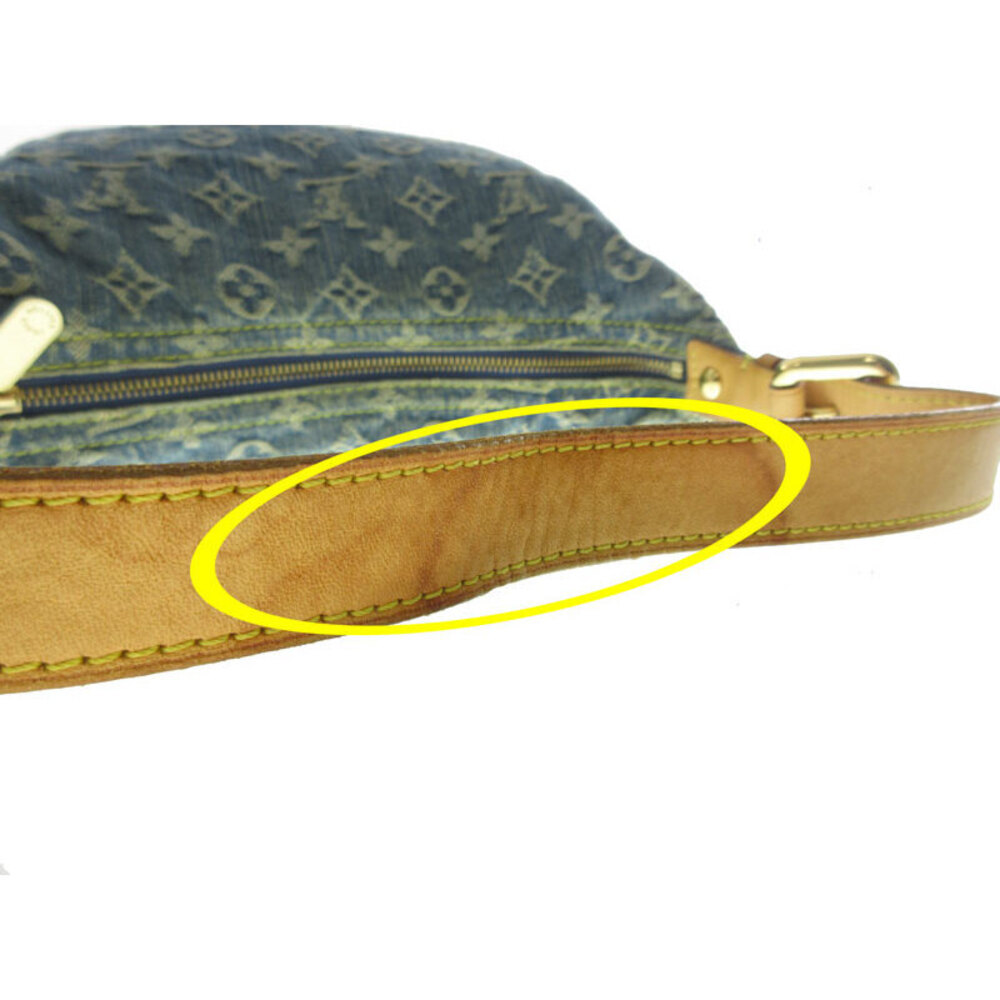 LOUIS VUITTON Baggy Monogram Denim Blue Shoulder Bag - Picture 4 of 10